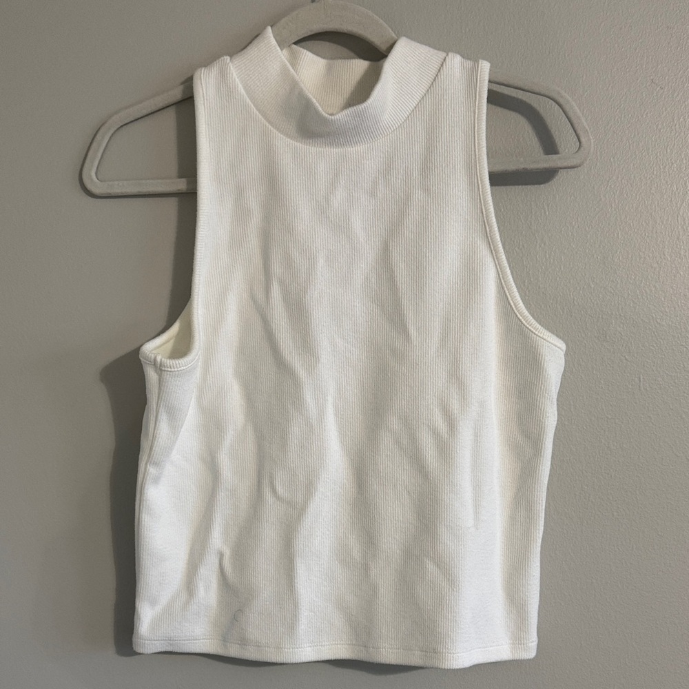 a new day White High-Neck Tank Top